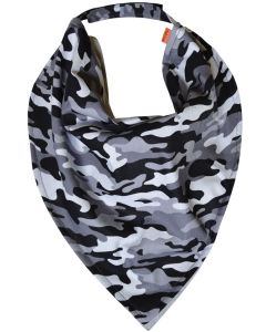 Bavoir Bandana CAMOUFLAGE GRIS