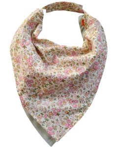 Bavoir Bandana FLEUR ROSE