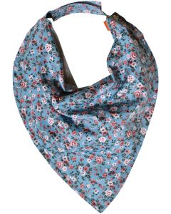 Bavoir Bandana BOUQUET BLEU