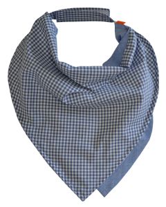 Bavoir Bandana VICHY BLEU